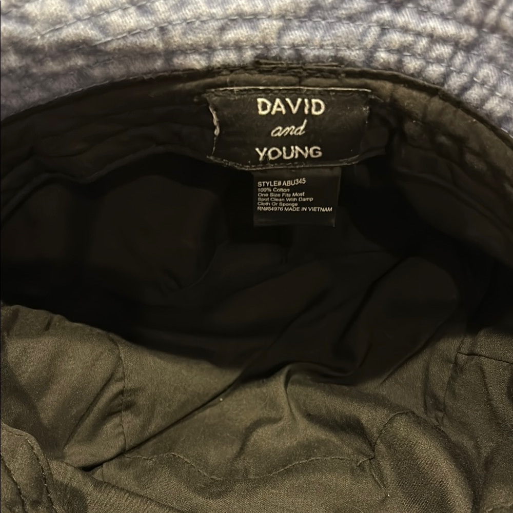 David and Young Denim Bucket Hat - Picture 2 of 3